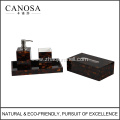 Brown Pen Shell Bathroom Amenity Sets for Wholesale